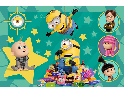 TREFL MINIONS Mini pusle Minionid, 54 osa