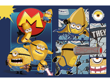 TREFL MINIONS Mini pusle Minionid, 54 osa