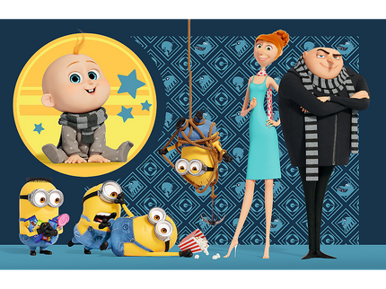 TREFL MINIONS Mini pusle Minionid, 54 osa