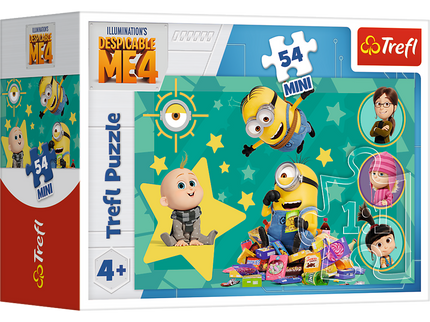 TREFL MINIONS Mini pusle Minionid, 54 osa