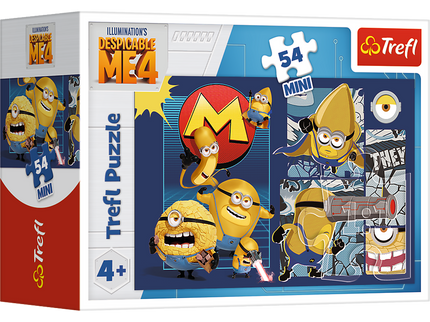 TREFL MINIONS Mini pusle Minionid, 54 osa
