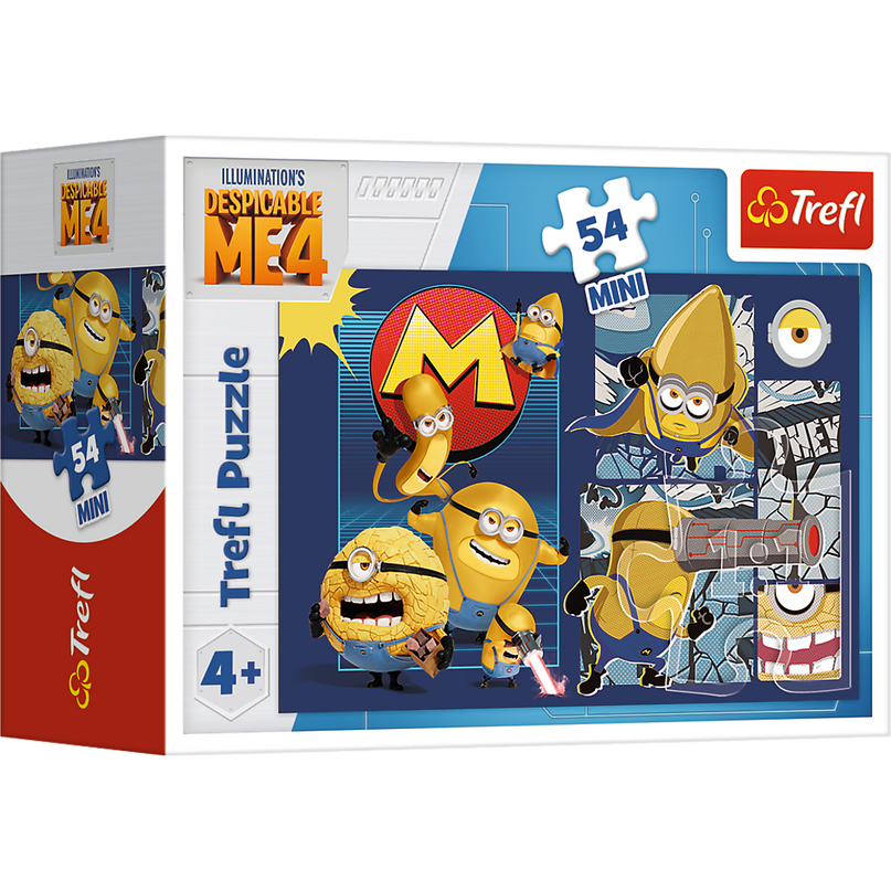 TREFL MINIONS Mini pusle Minionid, 54 osa