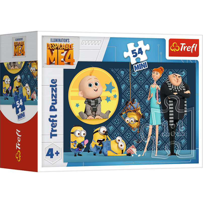 TREFL MINIONS Mini pusle Minionid, 54 osa