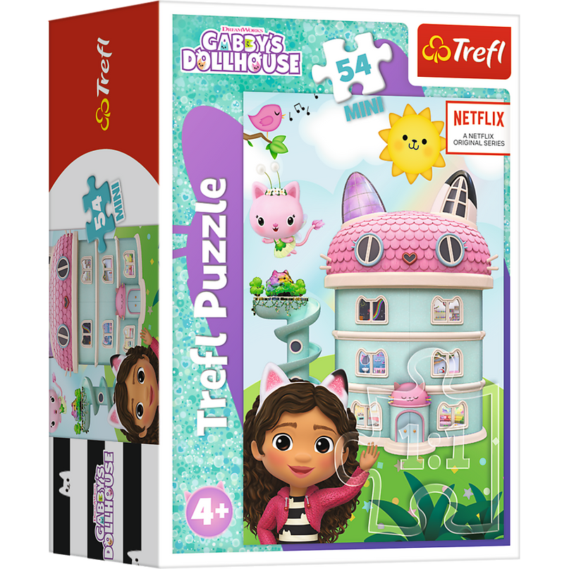 TREFL GABBY´S DOLLHOUSE Mini pusle, 54 osa