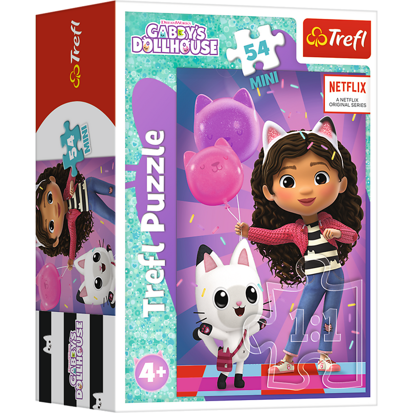 TREFL GABBY´S DOLLHOUSE Mini pusle, 54 osa