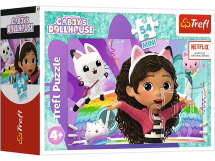 TREFL GABBY´S DOLLHOUSE Mini pusle, 54 osa