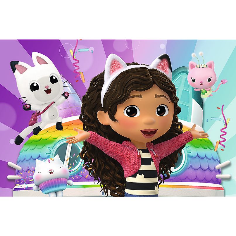 TREFL GABBY´S DOLLHOUSE Mini pusle, 54 osa