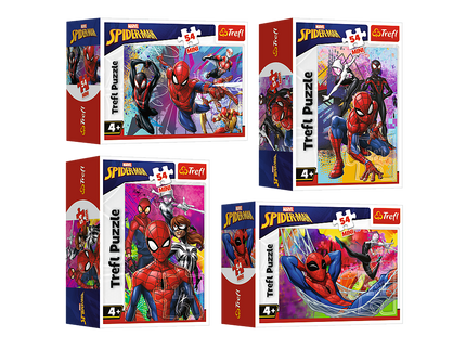 TREFL SPIDER-MAN Minipusle Ämblikmees, 54 osa