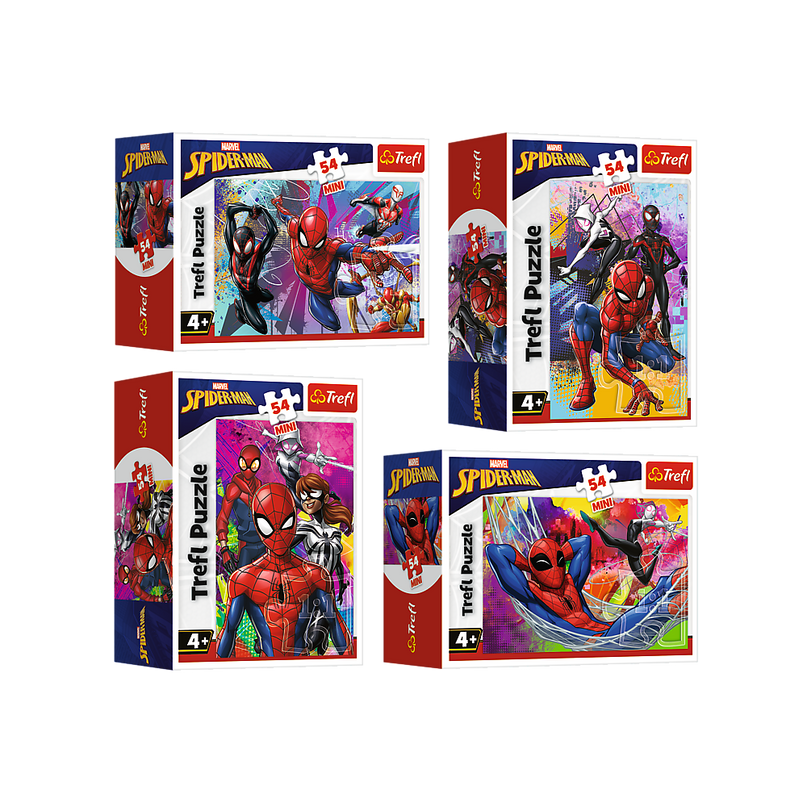 TREFL SPIDER-MAN Minipusle Ämblikmees, 54 osa