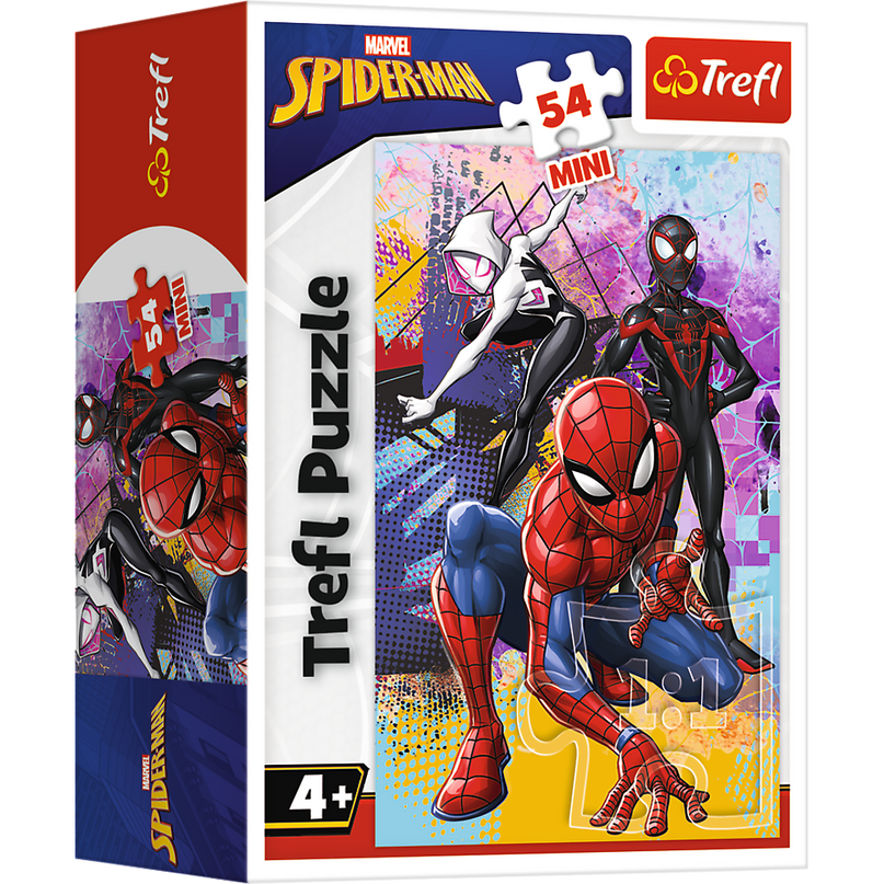 TREFL SPIDER-MAN Minipusle Ämblikmees, 54 osa