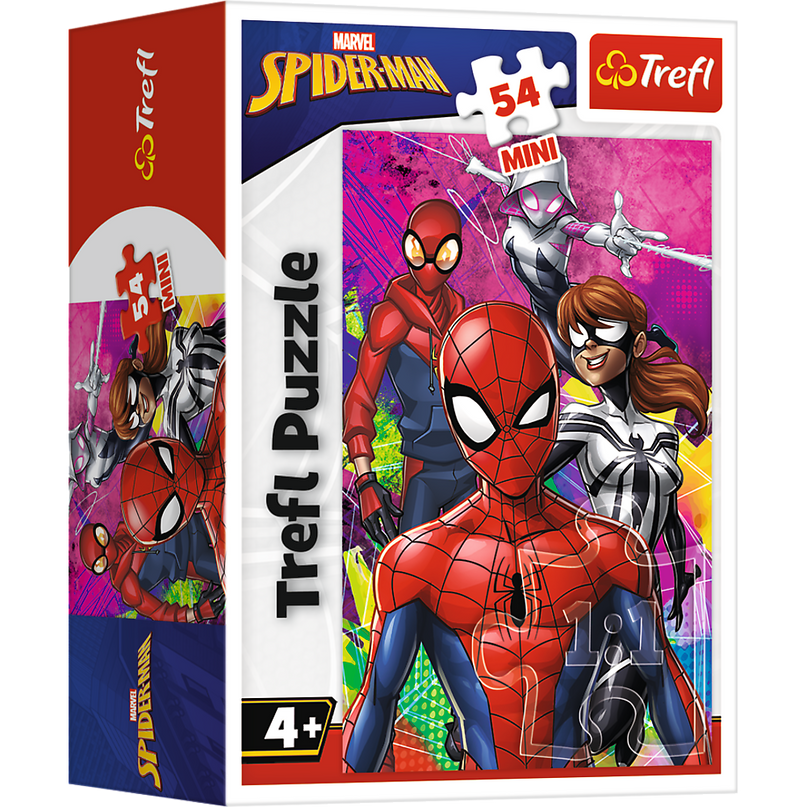 TREFL SPIDER-MAN Minipusle Ämblikmees, 54 osa