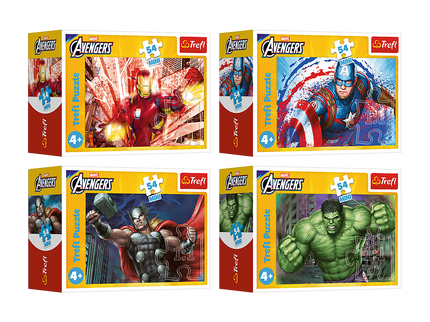 TREFL AVENGERS Minipusle Tasujad, 54 osa
