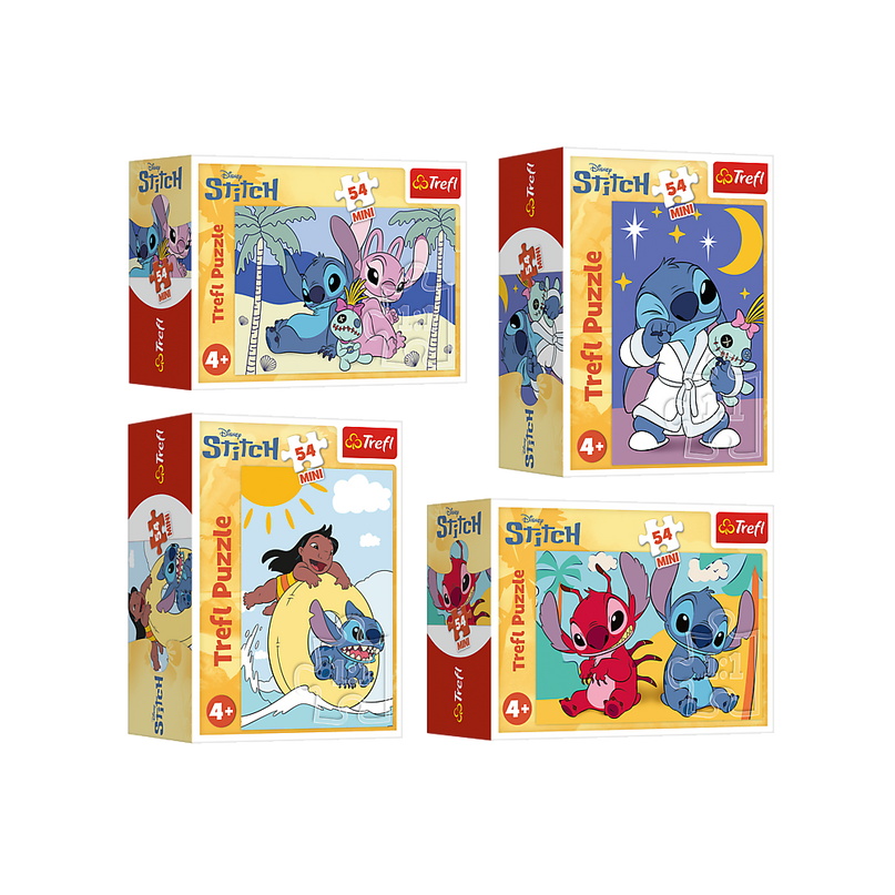 TREFL DISNEY STITCH Minipusle, 54 osa