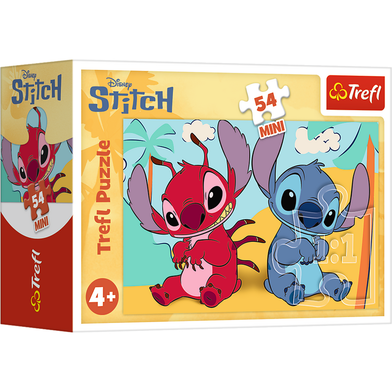 TREFL DISNEY STITCH Minipusle, 54 osa