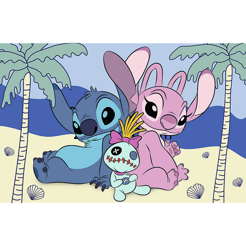 TREFL DISNEY STITCH Minipusle, 54 osa