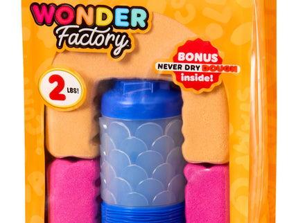 WONDER FACTORY Never Dry komplekt liiva- ning voolimismassiga Mega Bag