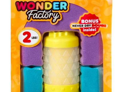 WONDER FACTORY Never Dry komplekt liiva- ning voolimismassiga Mega Bag