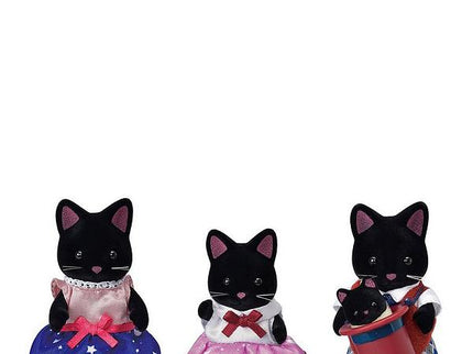 SYLVANIAN FAMILIES Mängufiguurid kasside perekond Midnight