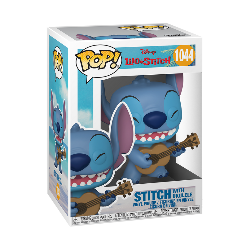 FUNKO POP! Vinyl Figuur: Lilo & Stitch - Stitch ukuleelega