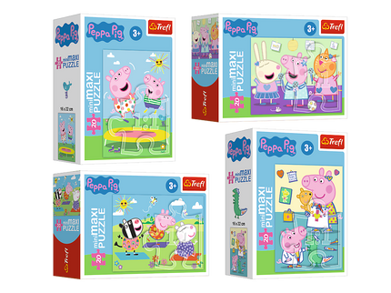 TREFL PEPPA PIG Mini Maxi pusle Põrsas Peppa, 20 osa