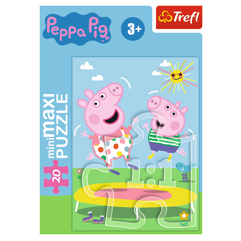 TREFL PEPPA PIG Mini Maxi pusle Põrsas Peppa, 20 osa