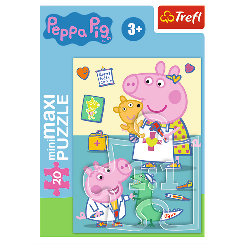 TREFL PEPPA PIG Mini Maxi pusle Põrsas Peppa, 20 osa