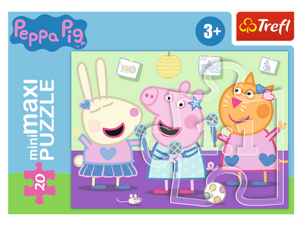 TREFL PEPPA PIG Mini Maxi pusle Põrsas Peppa, 20 osa