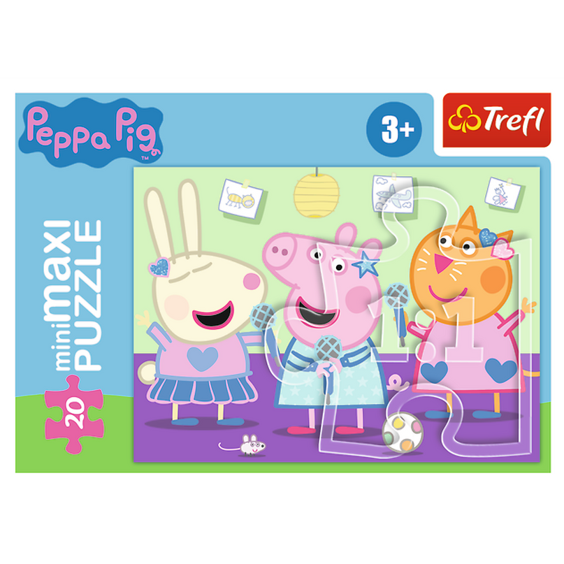 TREFL PEPPA PIG Mini Maxi pusle Põrsas Peppa, 20 osa