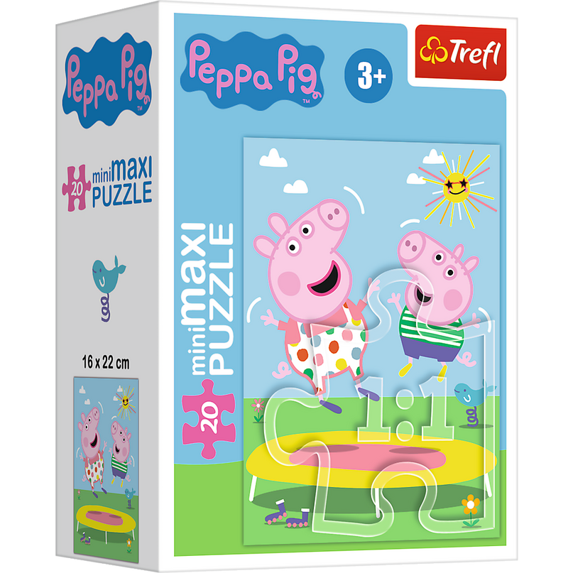 TREFL PEPPA PIG Mini Maxi pusle Põrsas Peppa, 20 osa
