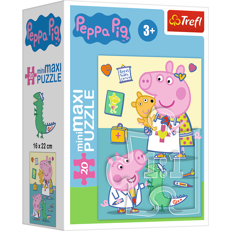 TREFL PEPPA PIG Mini Maxi pusle Põrsas Peppa, 20 osa
