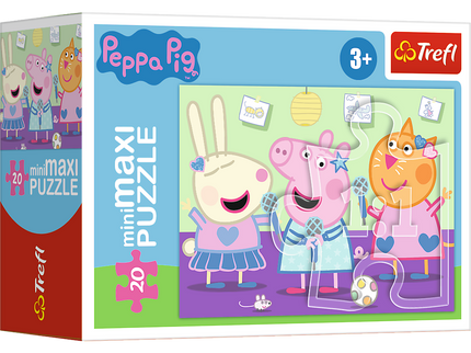 TREFL PEPPA PIG Mini Maxi pusle Põrsas Peppa, 20 osa