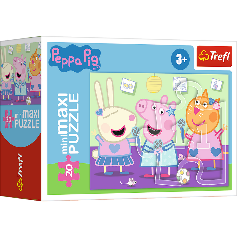 TREFL PEPPA PIG Mini Maxi pusle Põrsas Peppa, 20 osa