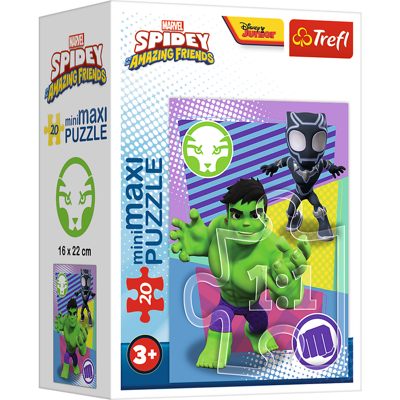 TREFL SPIDER-MAN Mini Maxi pusle Spidey, 20 osa