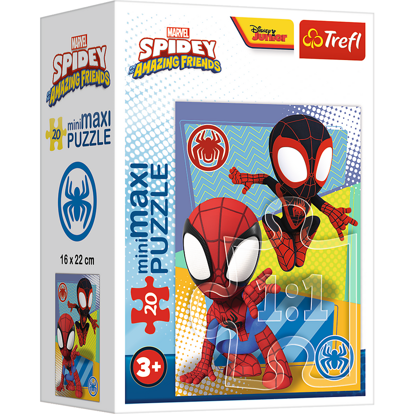 TREFL SPIDER-MAN Mini Maxi pusle Spidey, 20 osa