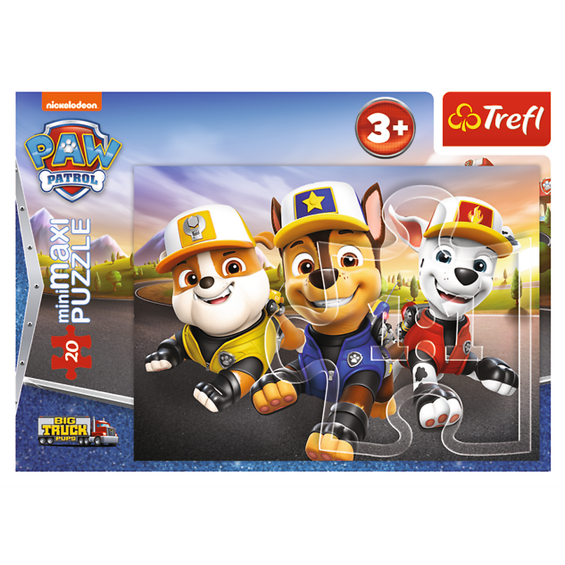 TREFL PAW PATROL Mini maxi pusle Käpapatrull, 20 osa