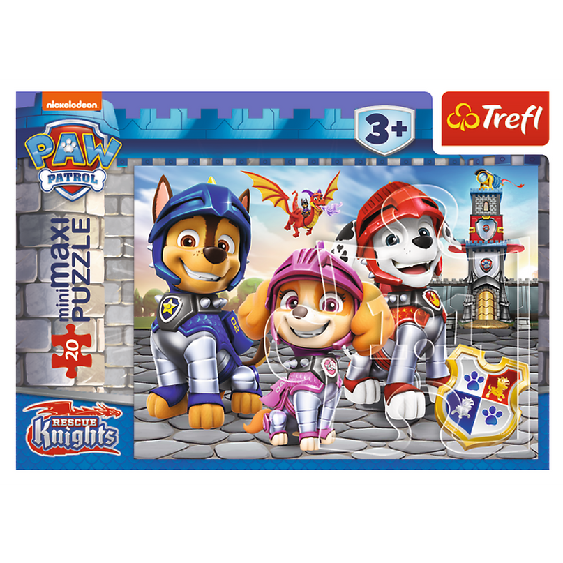 TREFL PAW PATROL Mini maxi pusle Käpapatrull, 20 osa