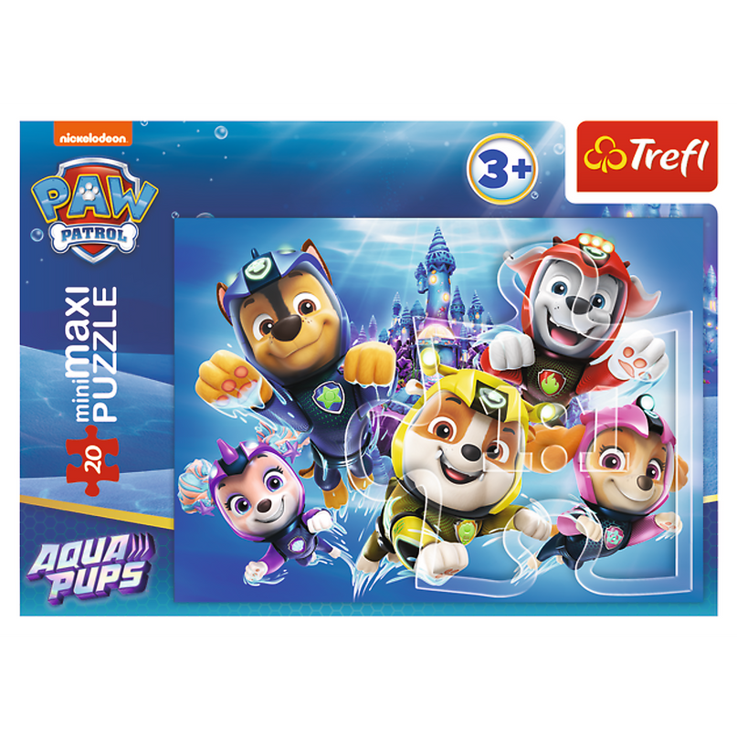 TREFL PAW PATROL Mini maxi pusle Käpapatrull, 20 osa