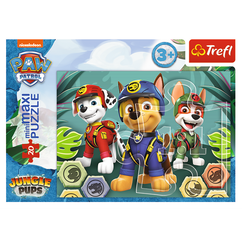 TREFL PAW PATROL Mini maxi pusle Käpapatrull, 20 osa