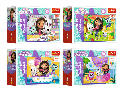 TREFL GABBY´S DOLLHOUSE Mini maxi pusle, 20 osa