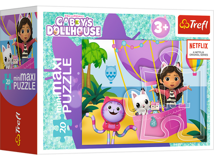 TREFL GABBY´S DOLLHOUSE Mini maxi pusle, 20 osa