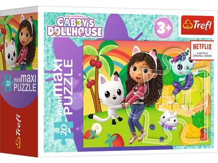 TREFL GABBY´S DOLLHOUSE Mini maxi pusle, 20 osa