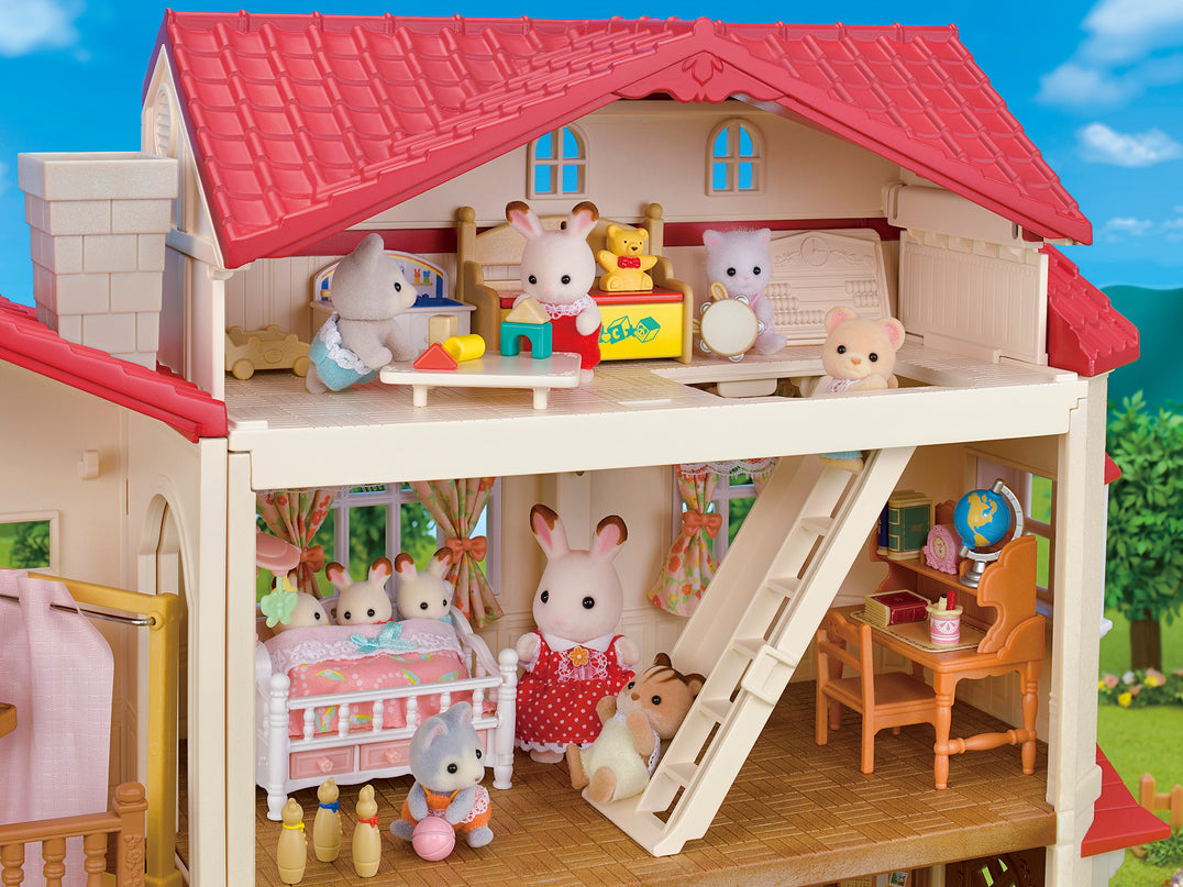 SYLVANIA FAMILIES Linnamaja punase katusega