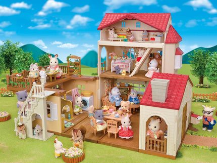 SYLVANIAN FAMILIES Linnamaja punase katusega