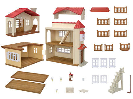 SYLVANIAN FAMILIES Linnamaja punase katusega