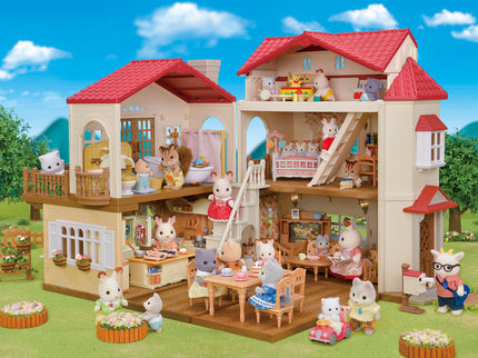 SYLVANIAN FAMILIES Linnamaja punase katusega