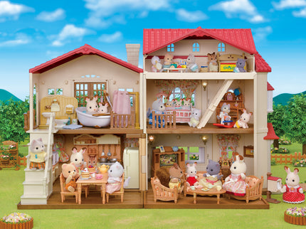 SYLVANIAN FAMILIES Linnamaja punase katusega