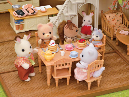 SYLVANIA FAMILIES mängukomplekt Punase Katusega Maakodu