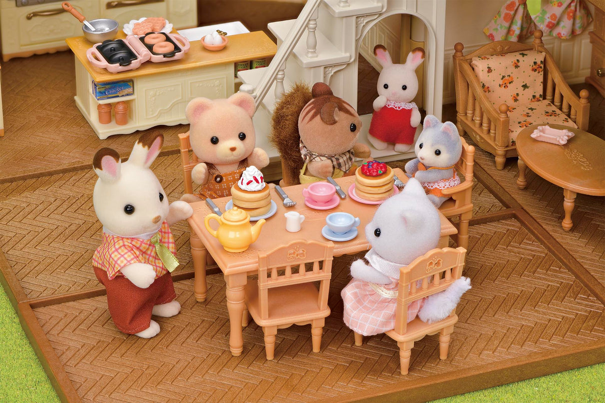 SYLVANIA FAMILIES mängukomplekt Punase Katusega Maakodu