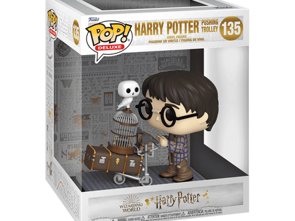 FUNKO POP! Deluxe Vinyl Figuur: Harry Potter - Harry w/ trolley