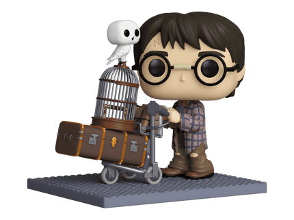 FUNKO POP! Deluxe Vinyl Figuur: Harry Potter - Harry w/ trolley